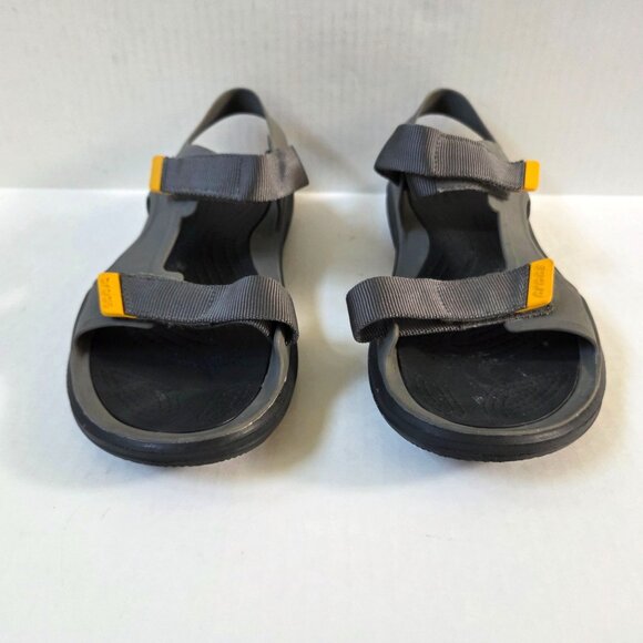 Crocs Sandals Mens 12 Gray Swiftwater Expedition Open Toe Beach Water Shoes - Picture 2 of 9